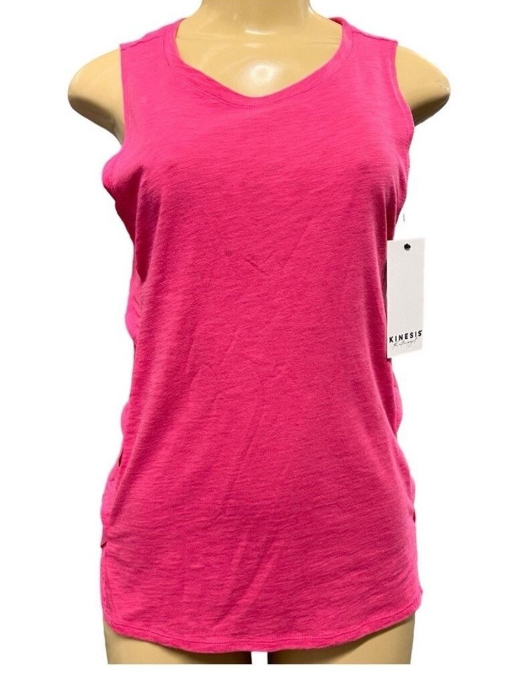 NWT $39 Kinesis Pink Flamees Tank Top